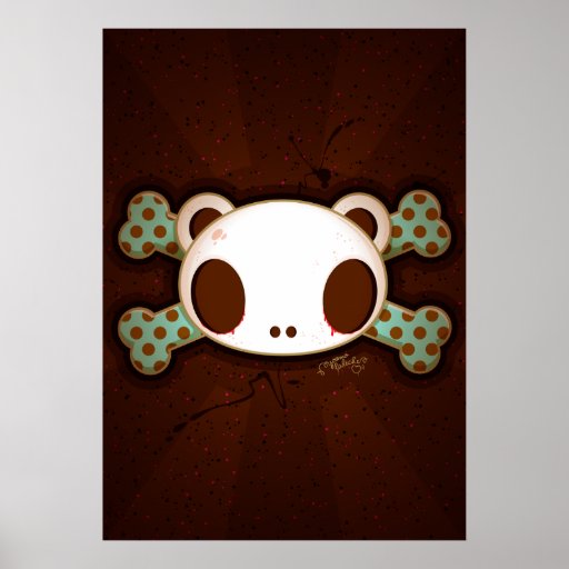 Yo Amo La Leche "Panda Skull" Print