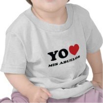 Yo Amo Mis Abuelos Tee Shirt
