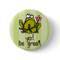 yo! be green buttons by cfkaatje yo! be green buttons