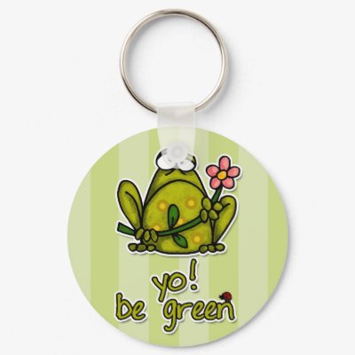 yo! be green keychain by cfkaatje
