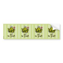 yo be green scrapbook sticker bumper stickers