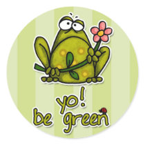 yo! be green stickers