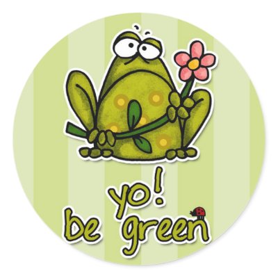 yo! be green stickers by cfkaatje