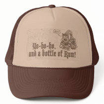 Yo Ho Ho Bottle of Pirate Rum Hats