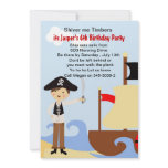 Yo Ho Ho Pirate boy Birthday Invitation
