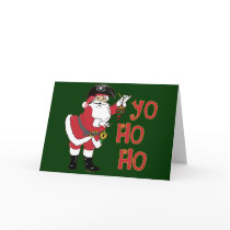 Yo Ho Ho Santa Card