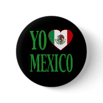Yo Love Mexico (I love Mexico) with Flag Heart Pins