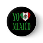 Yo Love Mexico (I love Mexico) with Flag Heart Pins