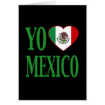 Yo Love Mexico (I love Mexico) with Flag Heart cards