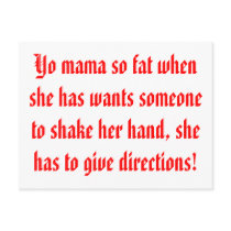 Yo mama so fat postcards by Yourmommasofat Yo mama so fat postcards