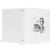 Yo Mama voted for Obama Faded.png Vinyl Binder