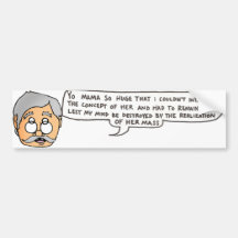 Yo Mama's Bumper Bumper Stickers