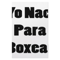 Yo Naci Para Boxear Stationery