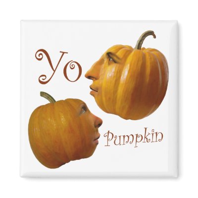Yo Pumpkin Magnet by Ars_Brevis