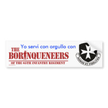 Yo servi - Bumper Sticker