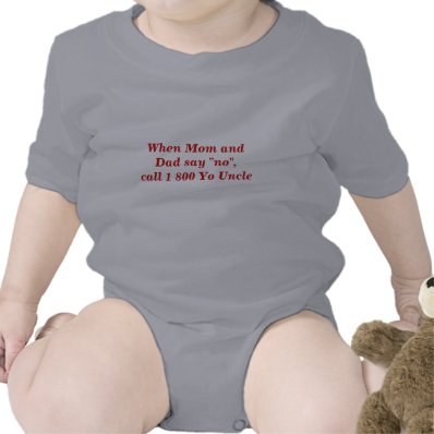 "Yo Uncle" baby romper