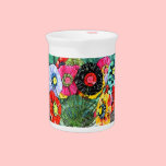 Yo-yo Flowers Pitcher pitchers