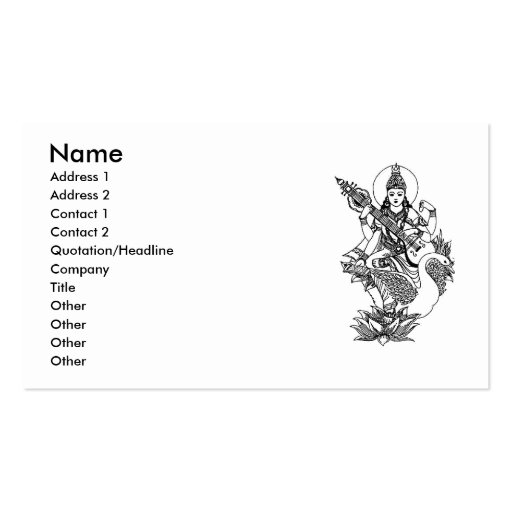 yoga300-25g2, Name, Address 1, Address 2, Conta... Business Card Templates (front side)