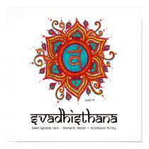 Yoga, 2nd Chakra, Svadhisthana Posters