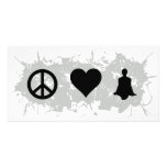 Yoga 6 photo greeting card