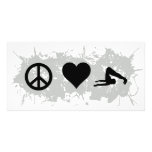 Yoga 8 photo card template