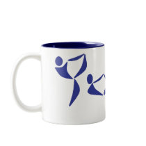 Yoga Alphabet Mug - Two-Tone