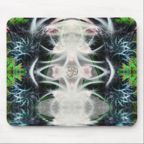 Yoga Aum Fractal Art Mousepad mousepads
