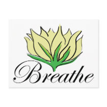 Yoga Breathe Gift Post Card