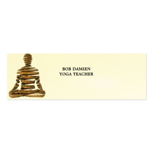 YOGA BUSINESS CARD (front side)
