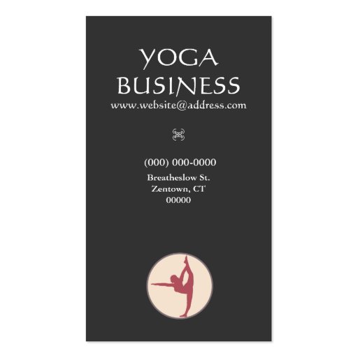 Yoga Business Card