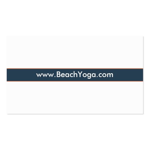 Yoga Business Card (back side)