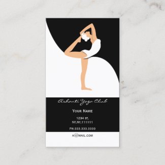 Yoga Business Cards profilecard