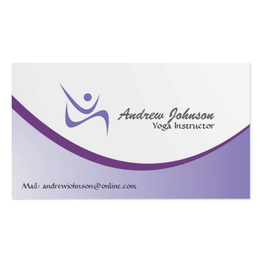 Yoga - Business Cards (front side)