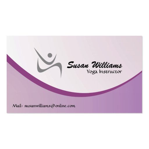 Yoga - Business Cards (front side)