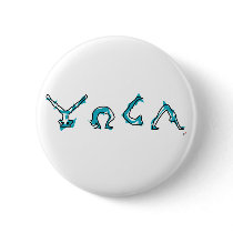 Yoga Pinback Button