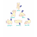 Yoga Cat Goma Tee t-shirts