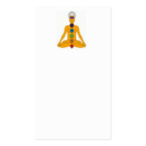 yoga chakras business cards