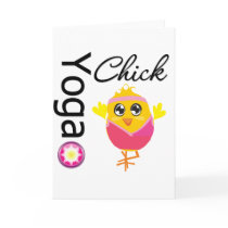 Yoga Chick Greeting Card