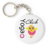 Yoga Chick Key Chain