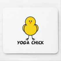 Yoga Chick Mouse Pad