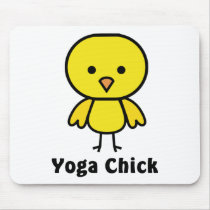 Yoga Chick Mouse Pad