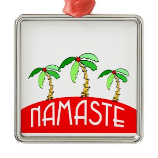 Yoga Christmas ornament