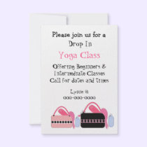 Yoga Class Invitation