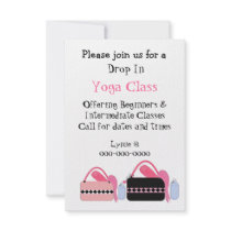 Yoga Class Invitation