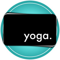 yoga. (color customizable) business card template