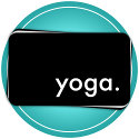 yoga. (color customizable) business card template