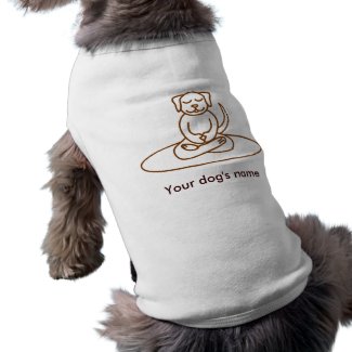 Yoga Doggie - Personalized Doggie Tee petshirt