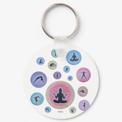 yoga dreaming keychain by iamiam
