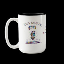 Yoga Fanatic+Zen Proverb mugs