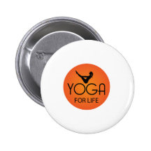 Yoga For Life Buttons